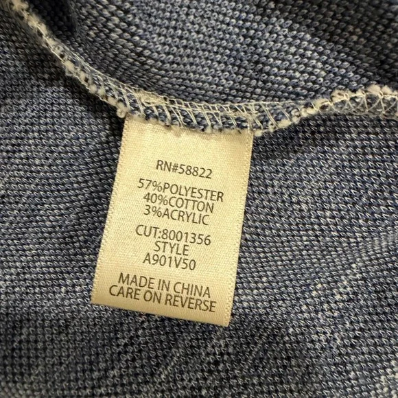 Max Studio Tweed Fit Flare Dress Short Sleeve Textured Blue White Black Sz L NWT - Picture 5 of 8